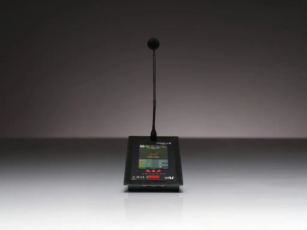 Vox Ignis Unicorn Voice DMC desk microphone with touchscreen control